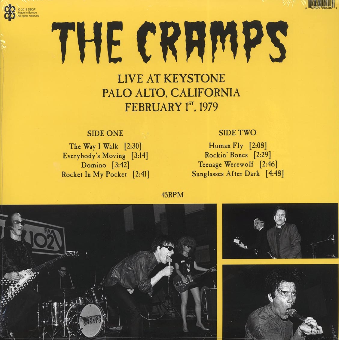 The Cramps - Live At Keystone, Palo Alto, California, February 1st, 1979