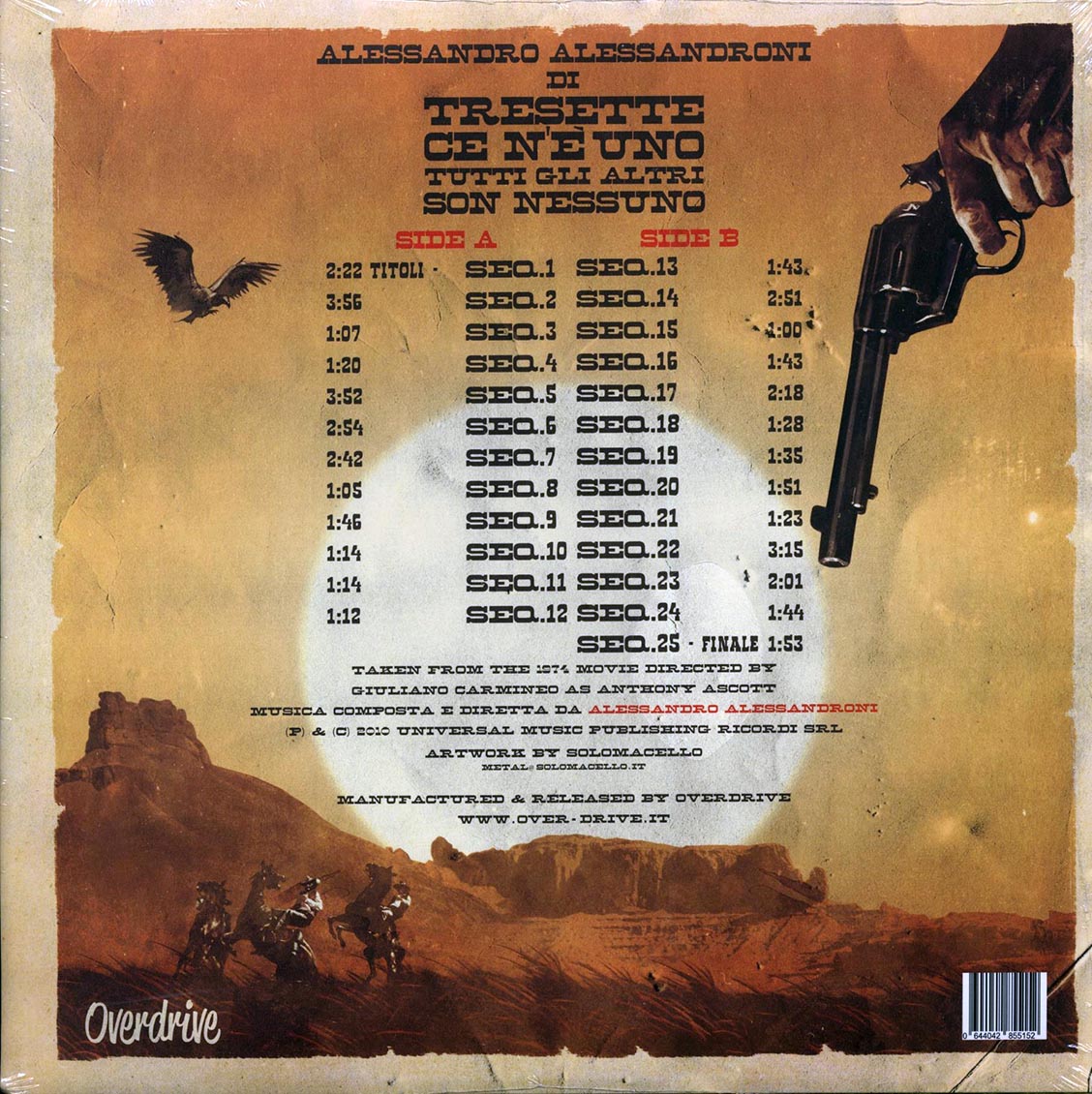 Alessandro Alessandroni - Di Tresette Ce N'e Uno Tutti Gli Altria Son Nessuno (180g)