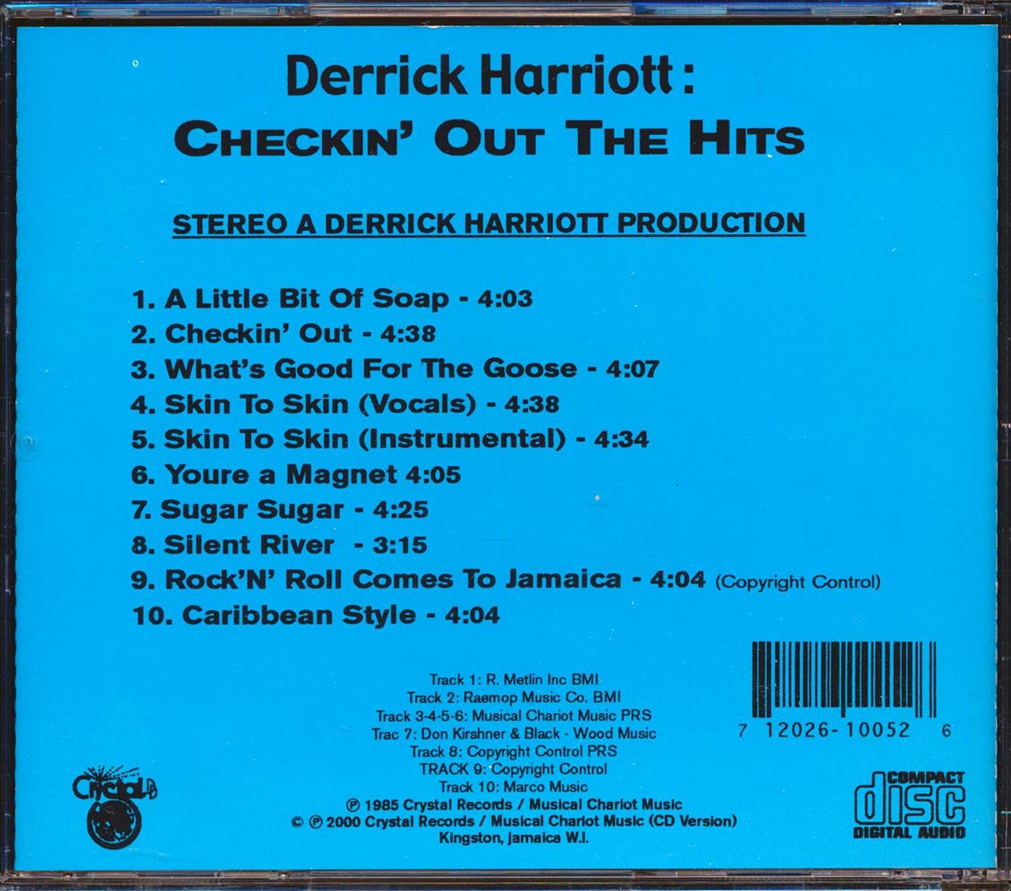 Derrick Harriott - Checkin' Out The Hits