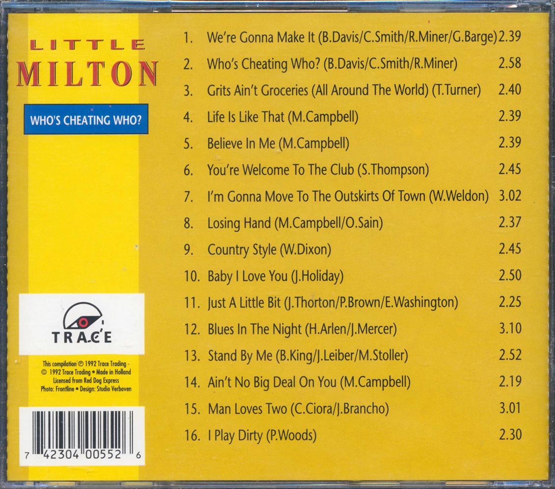 Little Milton - The World Of Little Milton/Who's Cheating Who?