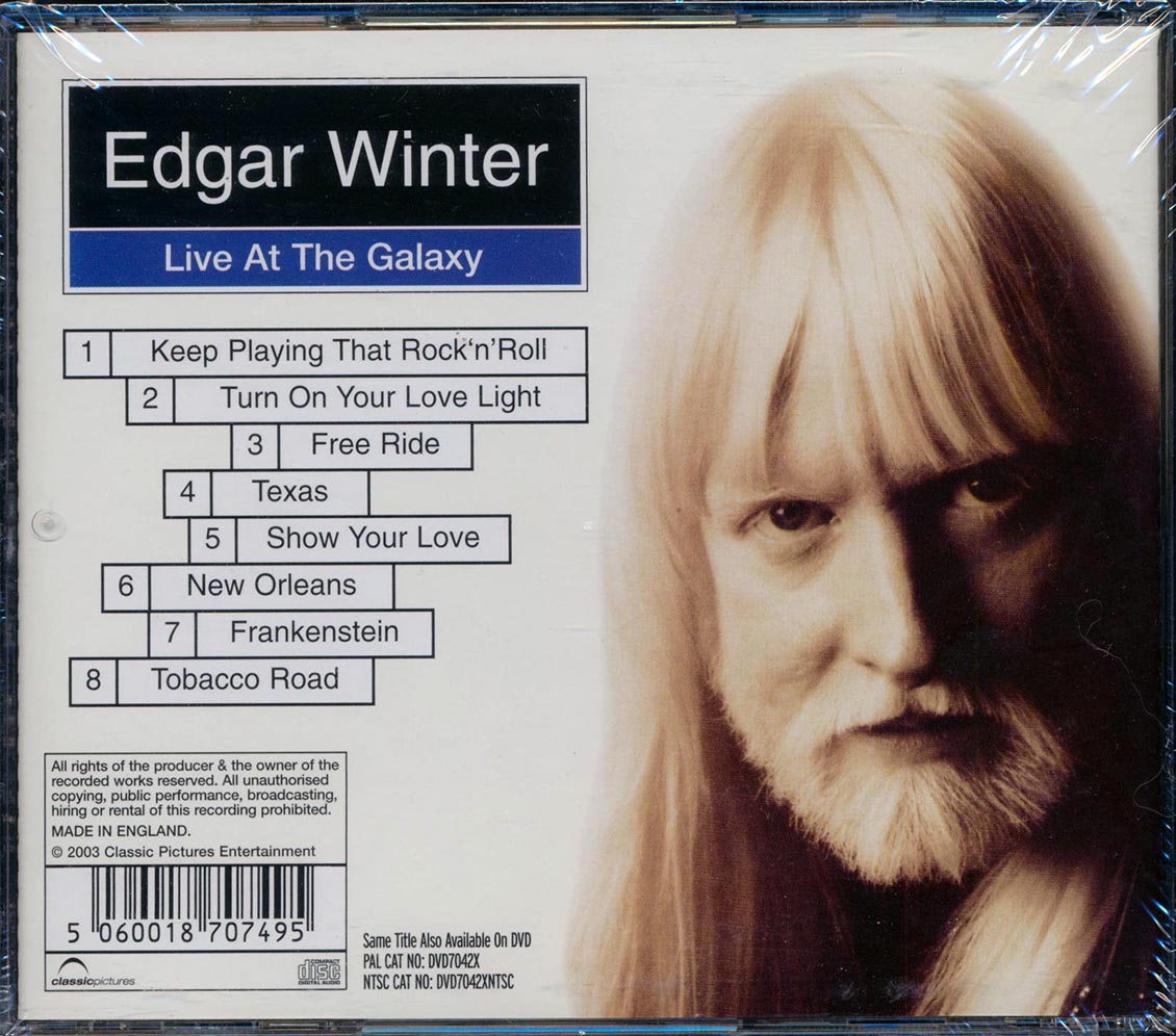 Edgar Winter - Live At The Galaxy