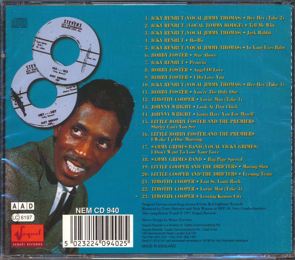Ike Turner, Jimmy Thomas, Bobby Foster, Etc. - East St. Louis: The Stevens Sessions (23 tracks)