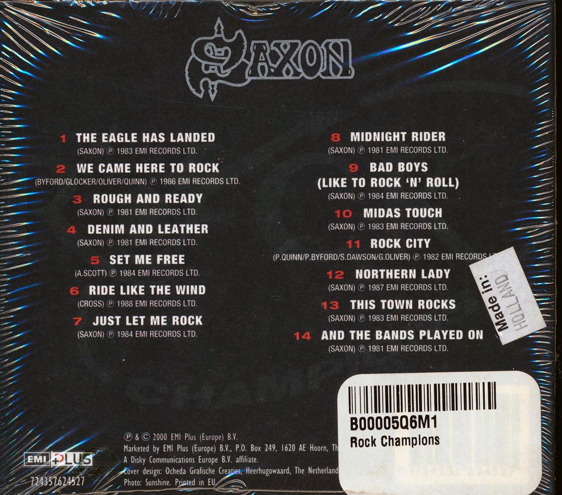 Saxon - Rock Champions