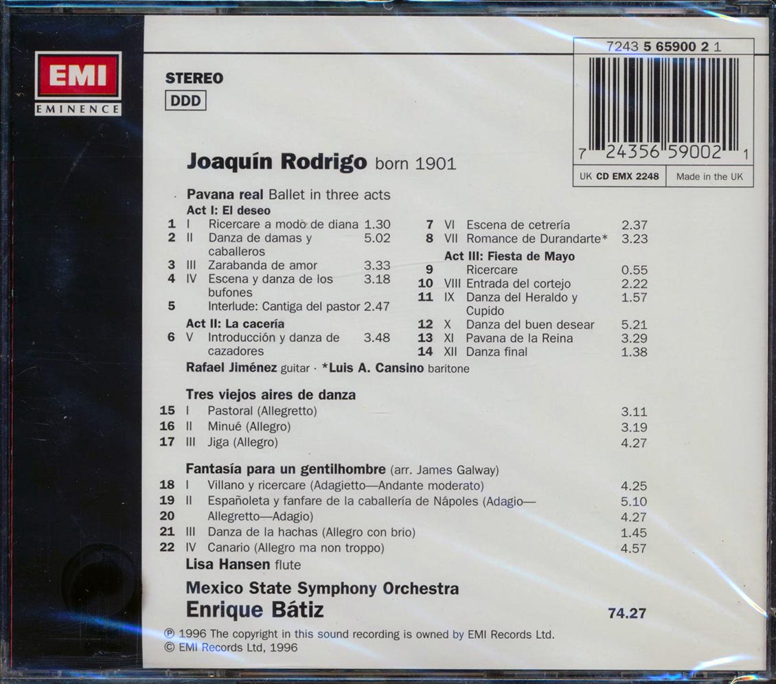 Rodrigo - Orchestral Works 1 (22 tracks)