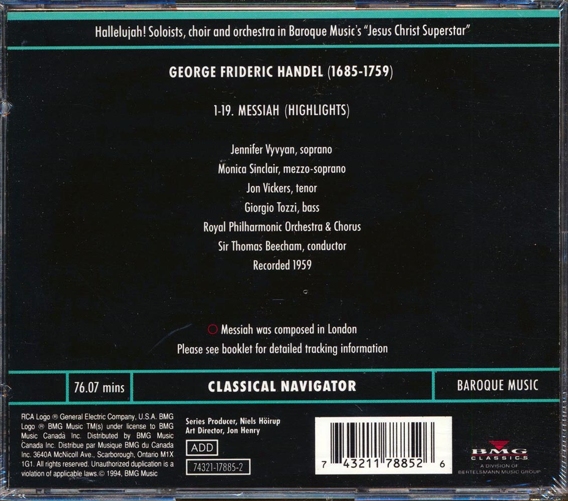 George Frideric Handel - Messiah (Highlights)