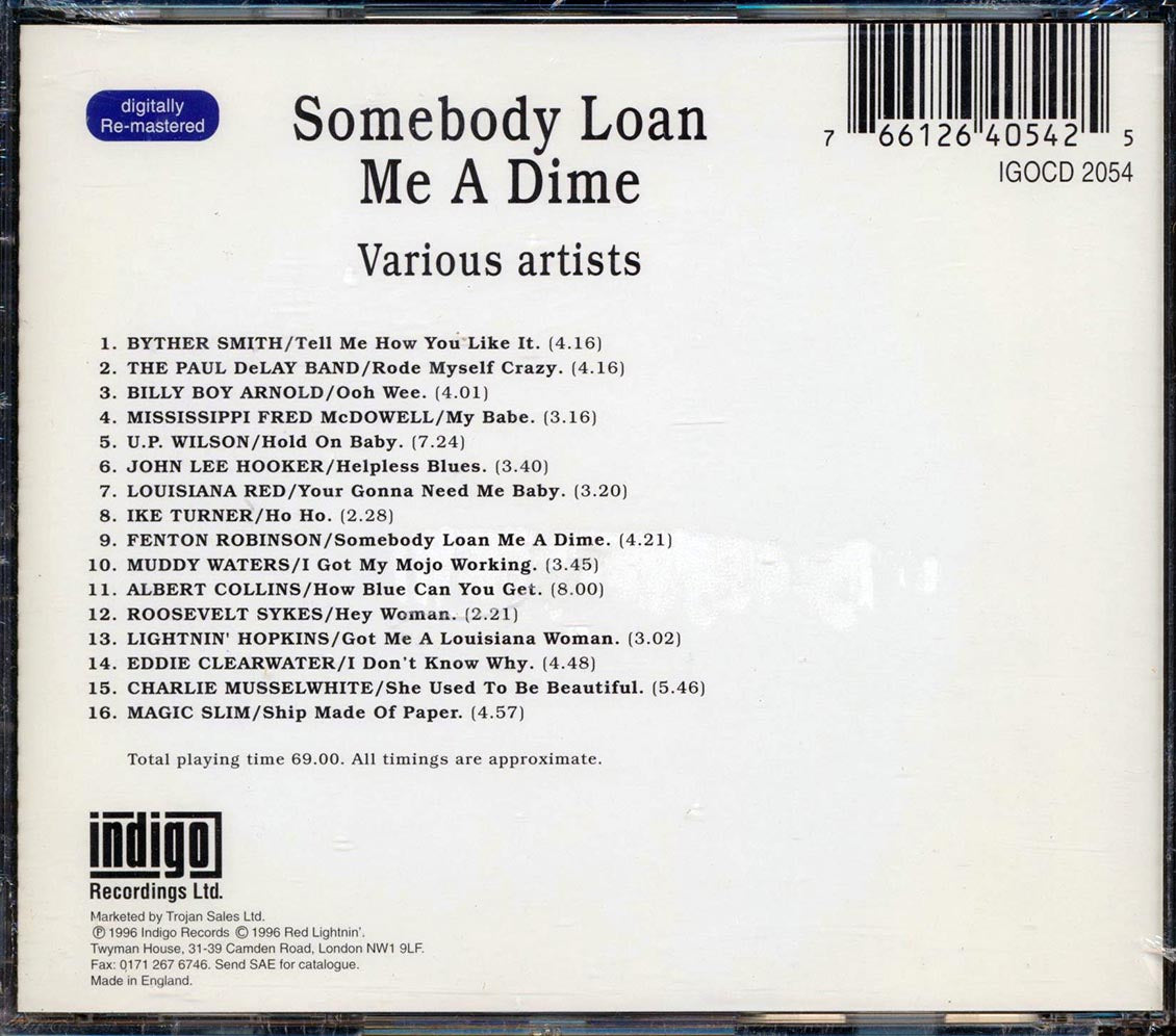 Muddy Waters, Lightnin' Hopkins, Ike Turner, Etc. - Somebody Lend Me A Dime (remastered)