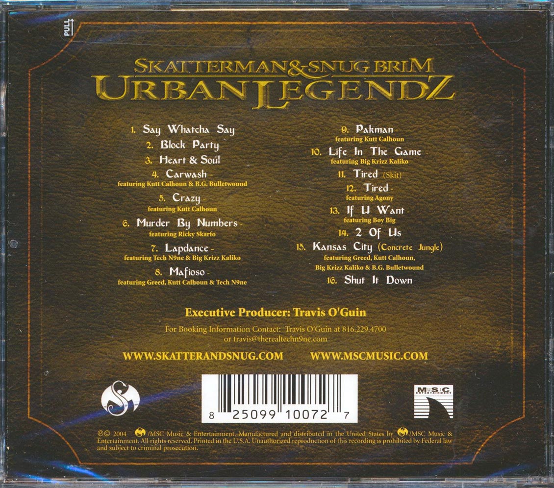 Skatterman & Snug Brim - Urban Legendz