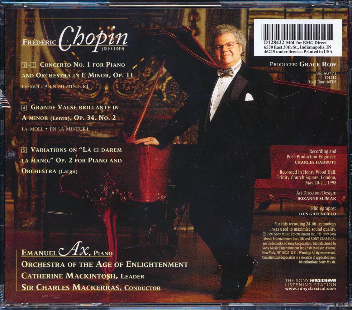 Chopin - Piano Concerto No. 1, Grande Valse Brilliante, Etc.