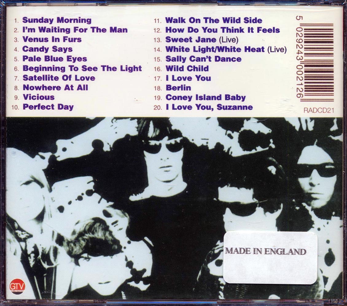 Lou Reed & The Velvet Underground - The Best Of Lou Reed & The Velvet Underground (20 tracks)