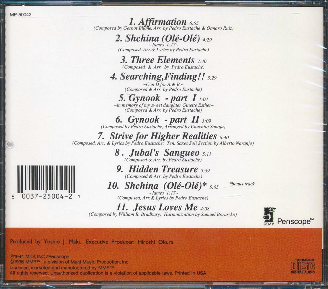 Pedro Eustache - Strive For Higher Realities (marked/ltd stock)