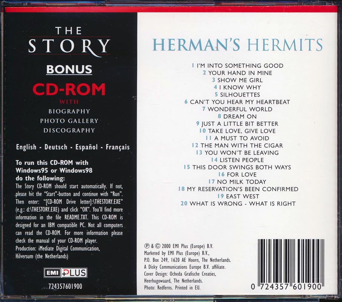 Herman's Hermits - The Story (20 tracks) (2xCD)