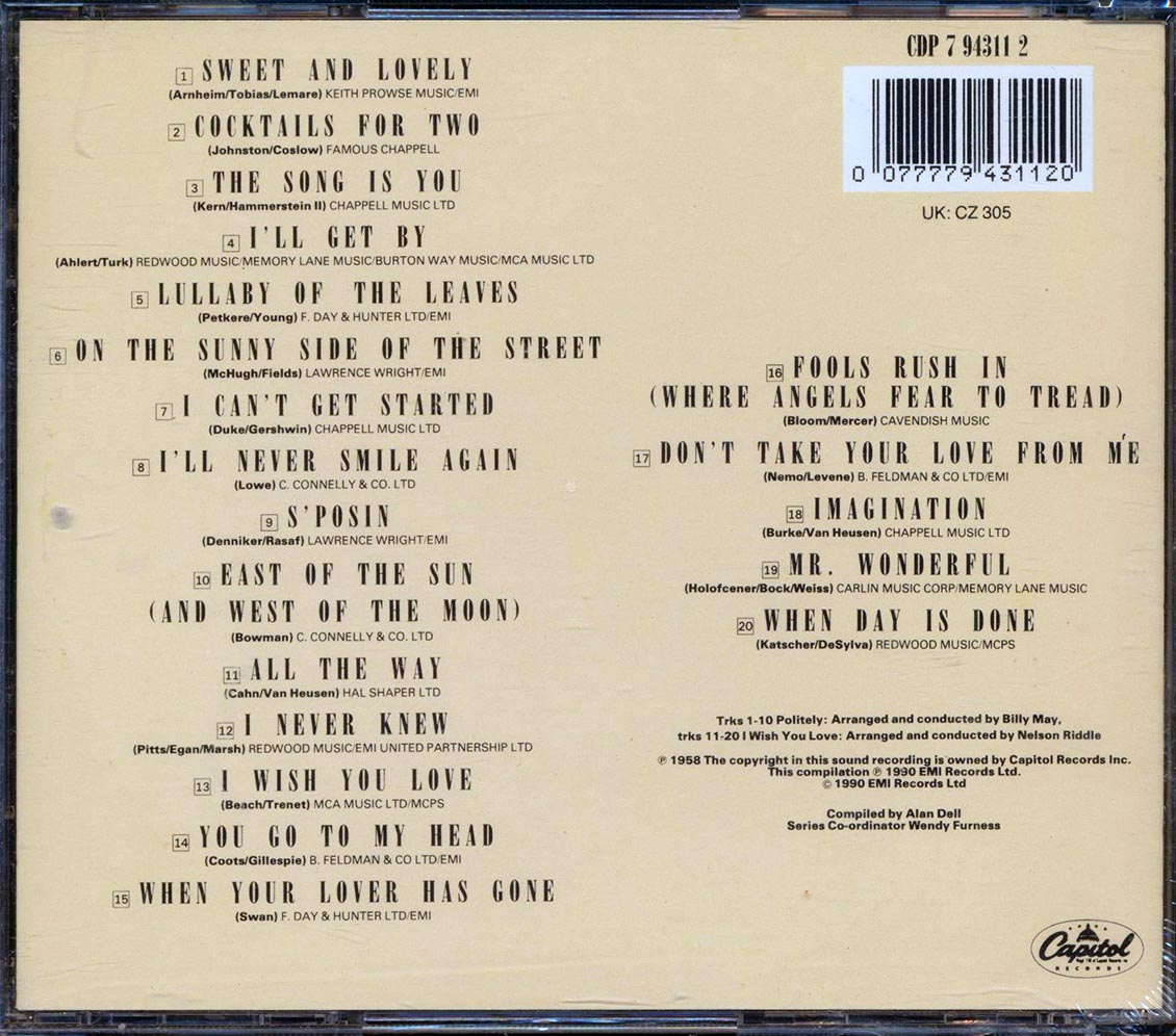 Kelly Smith - The Best Of The Capitol Years (20 tracks)