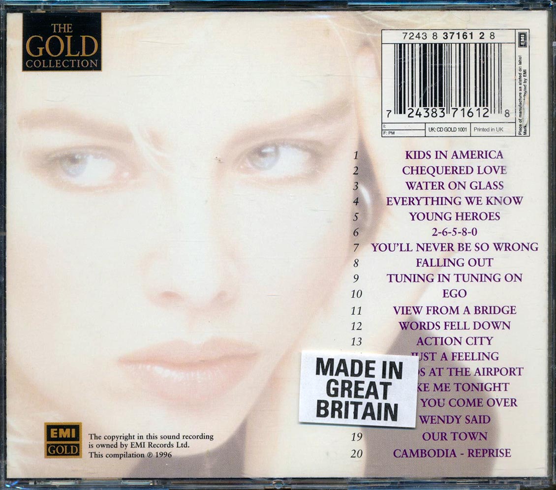 Kim Wilde - The Gold Collection (20 tracks)