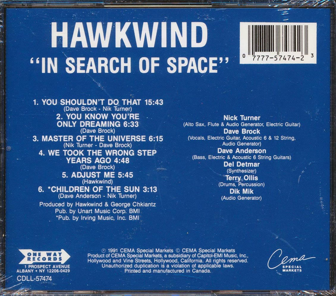 Hawkwind - X In Search Of Space