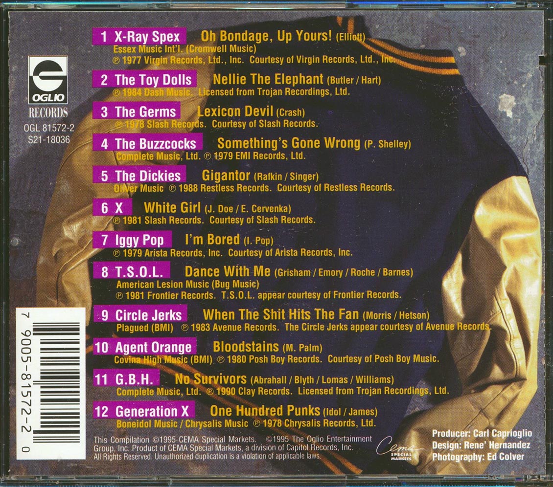 Iggy Pop, The Buzzcocks, The Toy Dolls, Etc. - Punk University Volume 2 (marked/ltd stock)