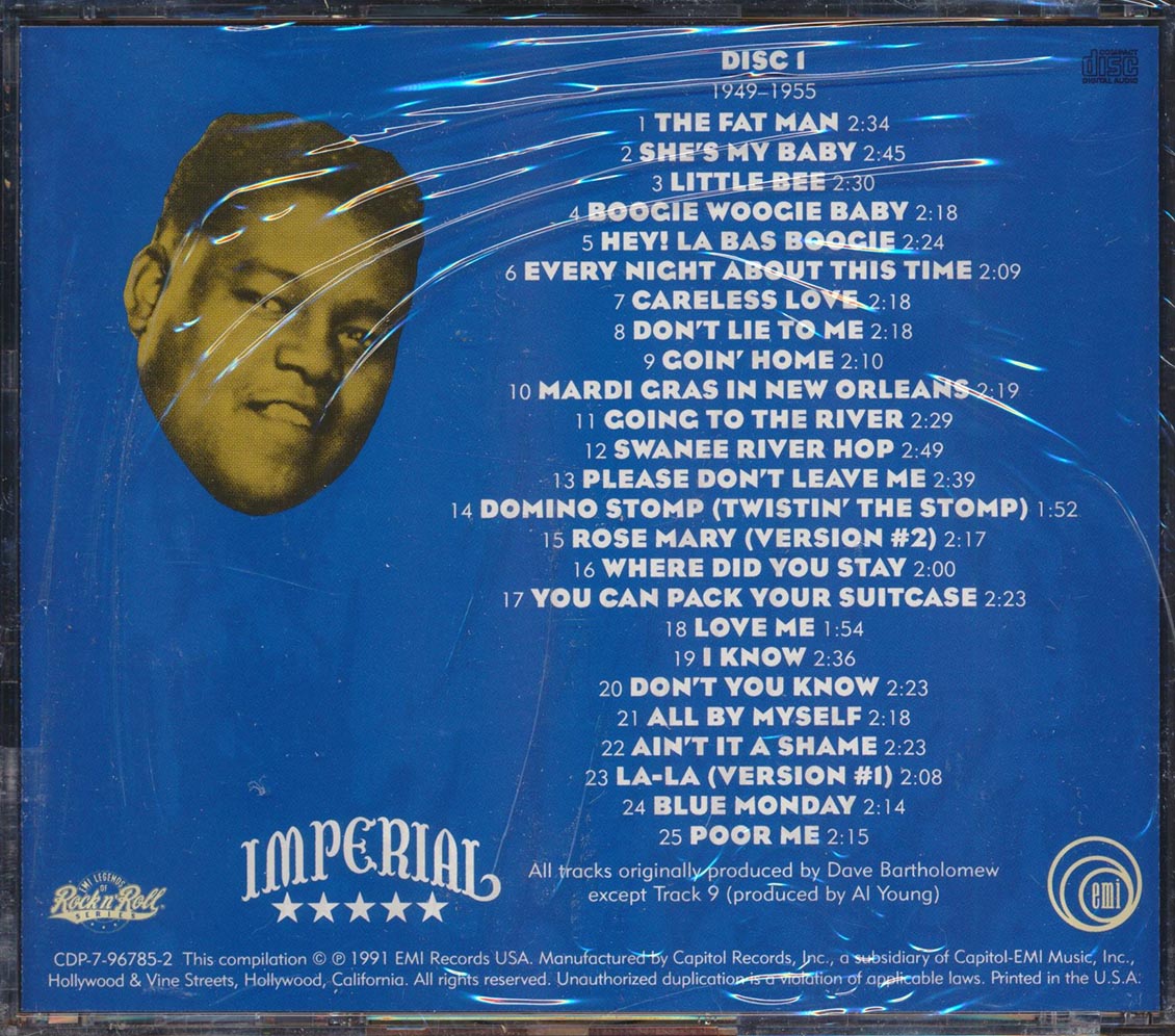 Fats Domino - They Call Me The Fat Man: The Legendary Imperial Recordings Disc 1 (25 tracks)