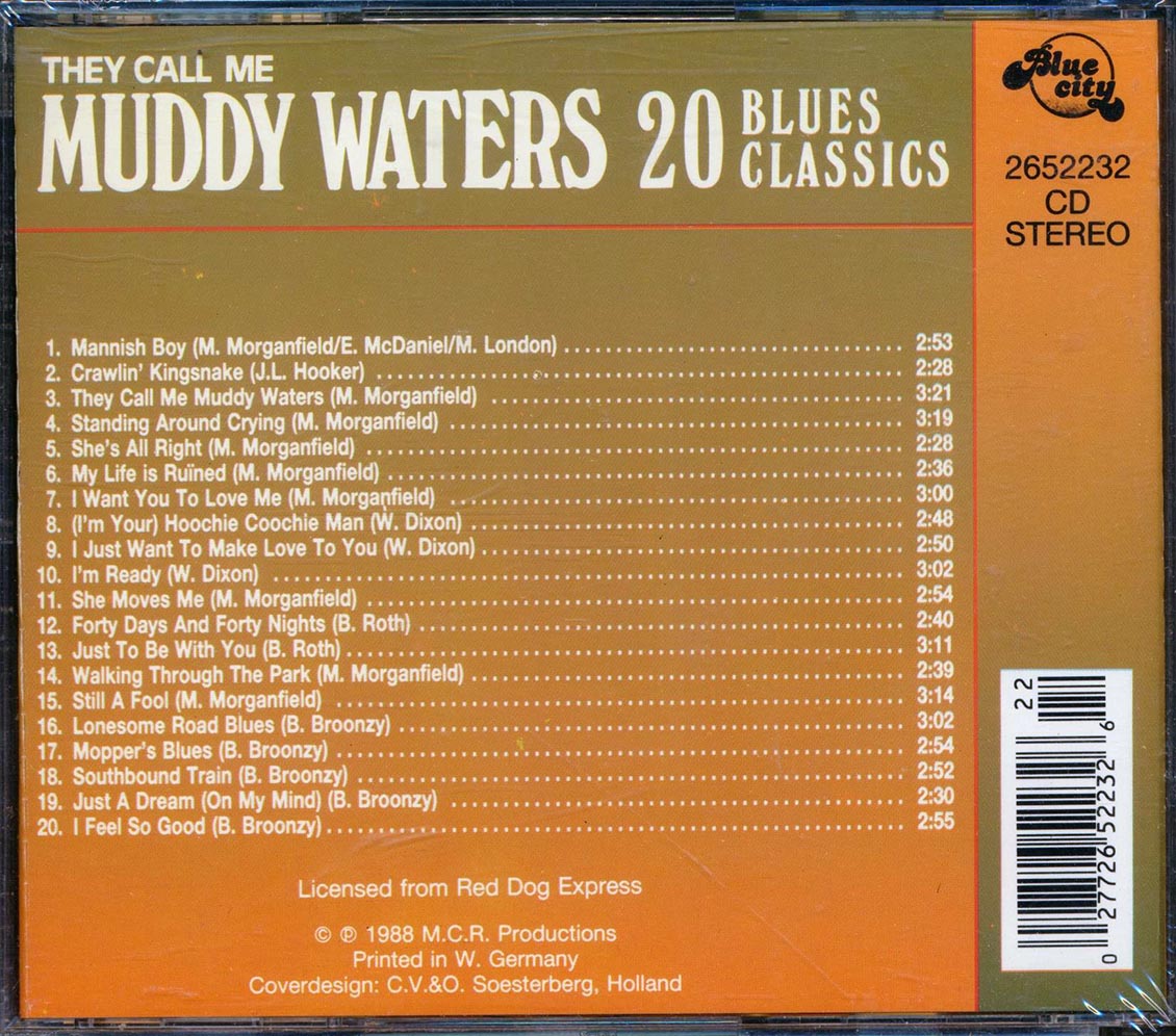 Muddy Waters - They Call Me Muddy Waters (20 tracks)
