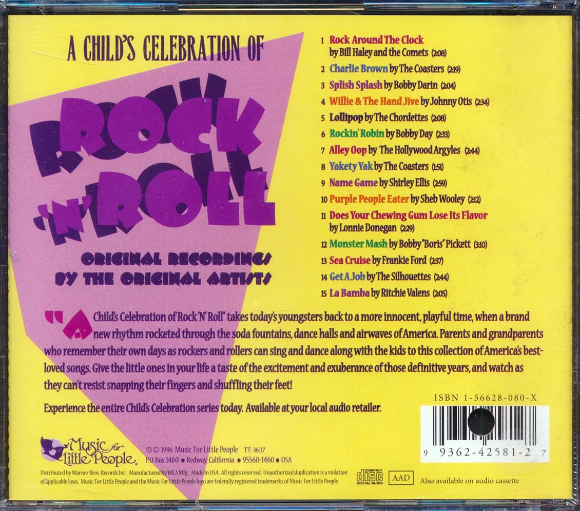 Sheb Wooley, Ritchie Valens, Bobby Darin, Etc. - A Child's Celebration Of Rock 'N' Roll (marked/ltd stock)