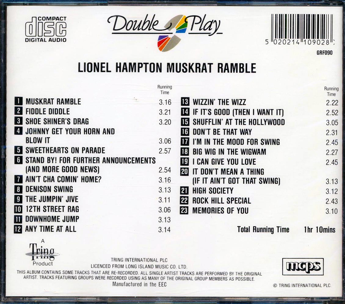 Lionel Hampton - Muskrat Ramble (23 tracks)