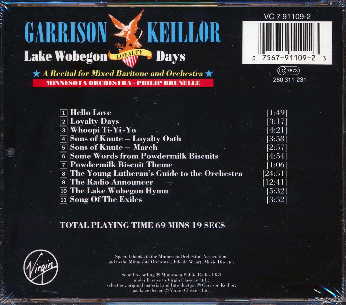 Garrison Keillor - Lake Wobegon Loyalty Days