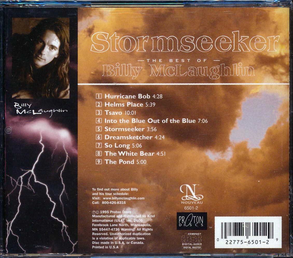 Billy McLaughlin - Stormseeker: The Best Of Billy McLaughlin