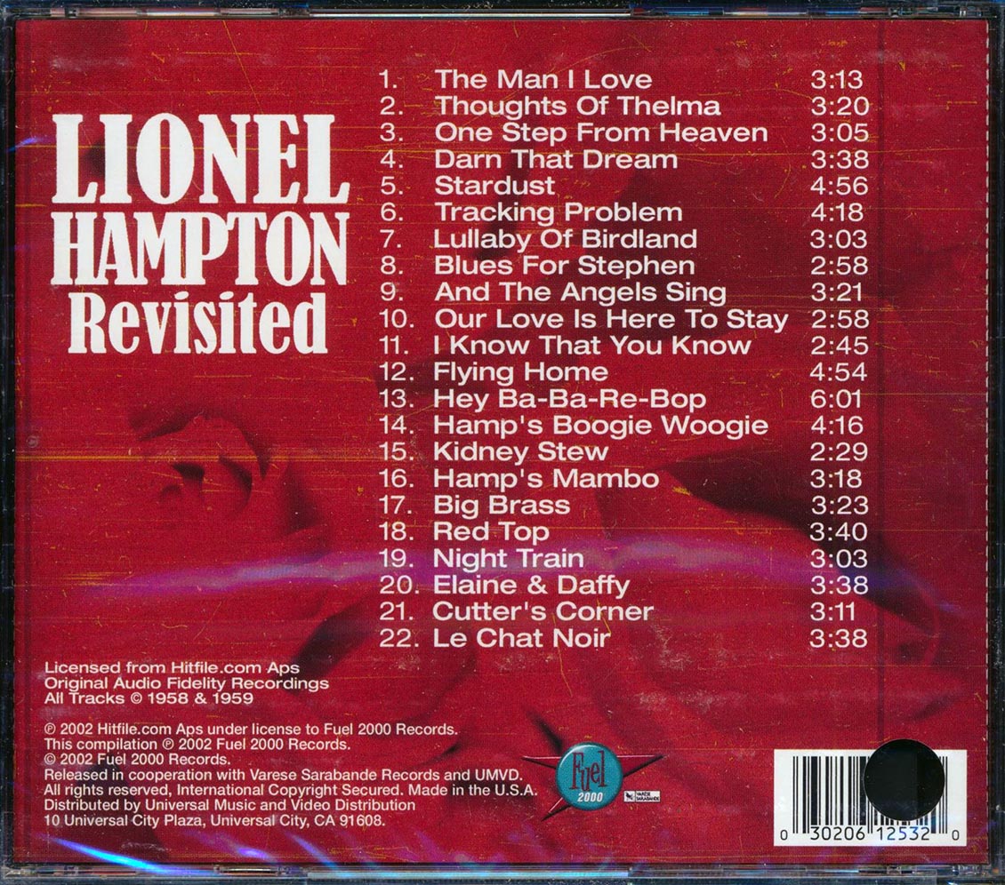Lionel Hampton - Revisited (22 tracks) (marked/ltd stock)