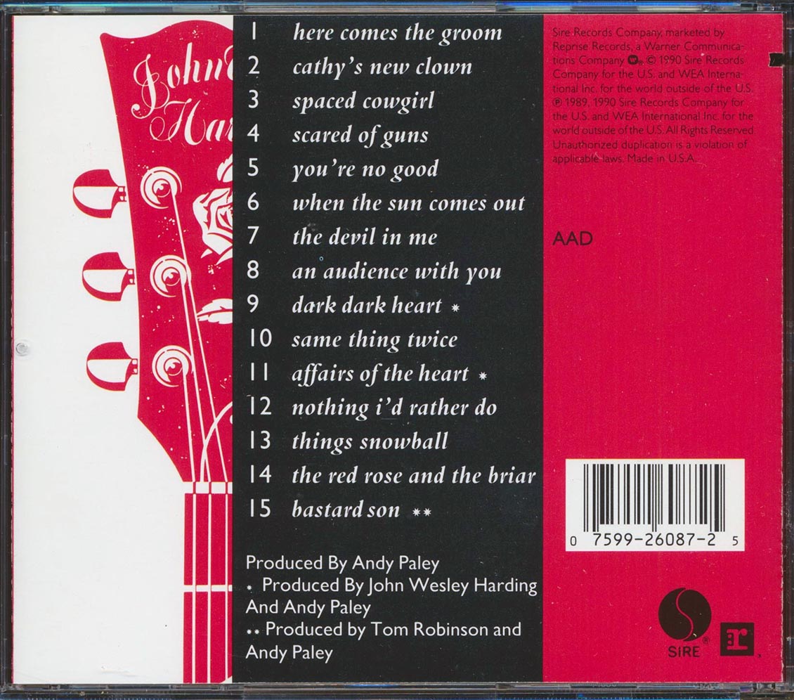 John Wesley Harding - Here Comes The Groom (marked/ltd stock)