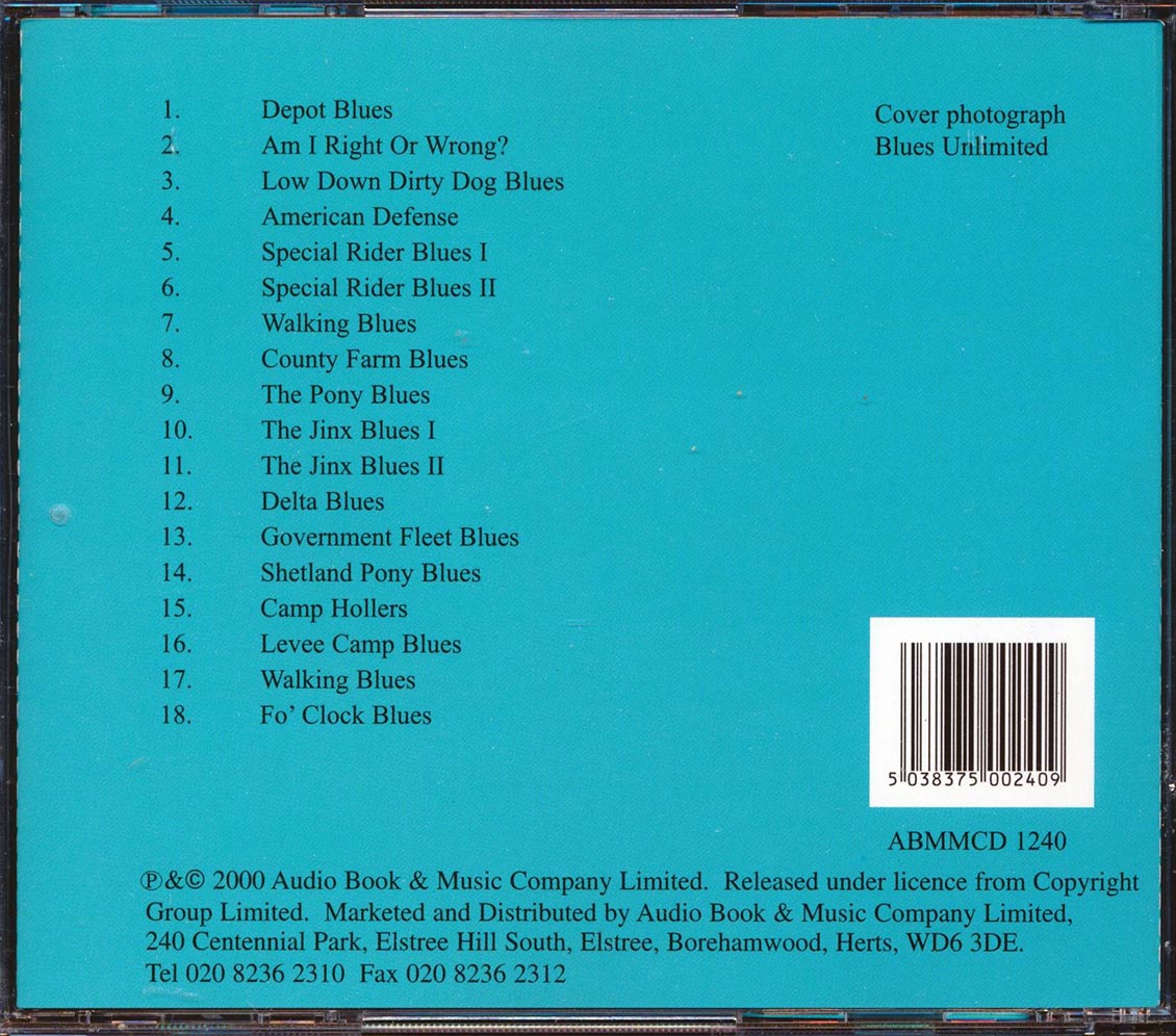 Son House - Lowdown Dirty Dog Blues