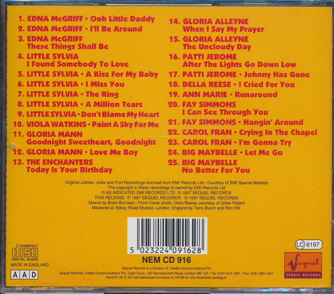 Big Maybelle, Edna McGriff, Della Reese, Etc. - Jubilee Jezebel Volume 2: The Jubilee Blues & Rhythm Story (25 tracks)
