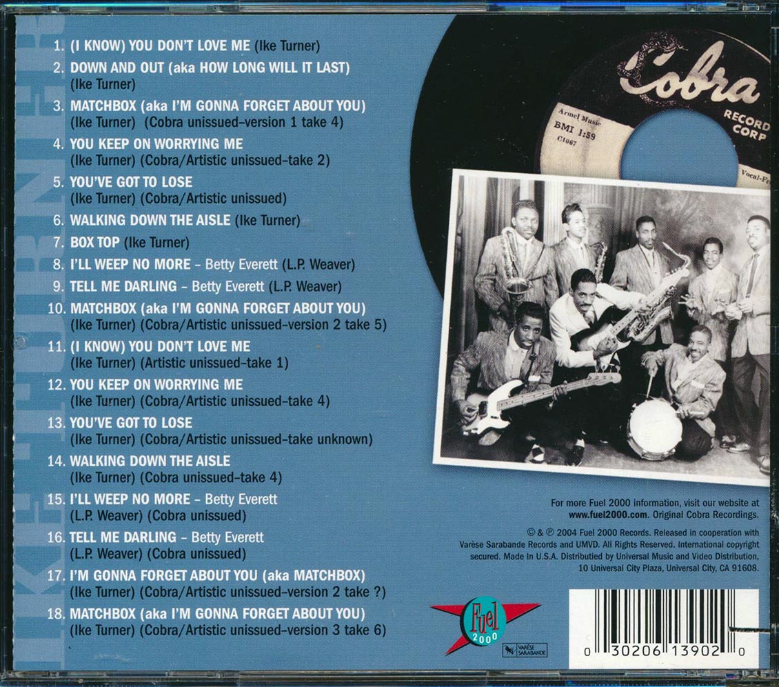 Ike Turner & The Knights Of Rhythm - King Cobra: The Chicago Sessions (marked/ltd stock) (remastered)