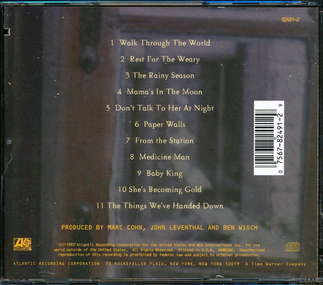 Marc Cohn - The Rainy Season (marked/ltd stock)