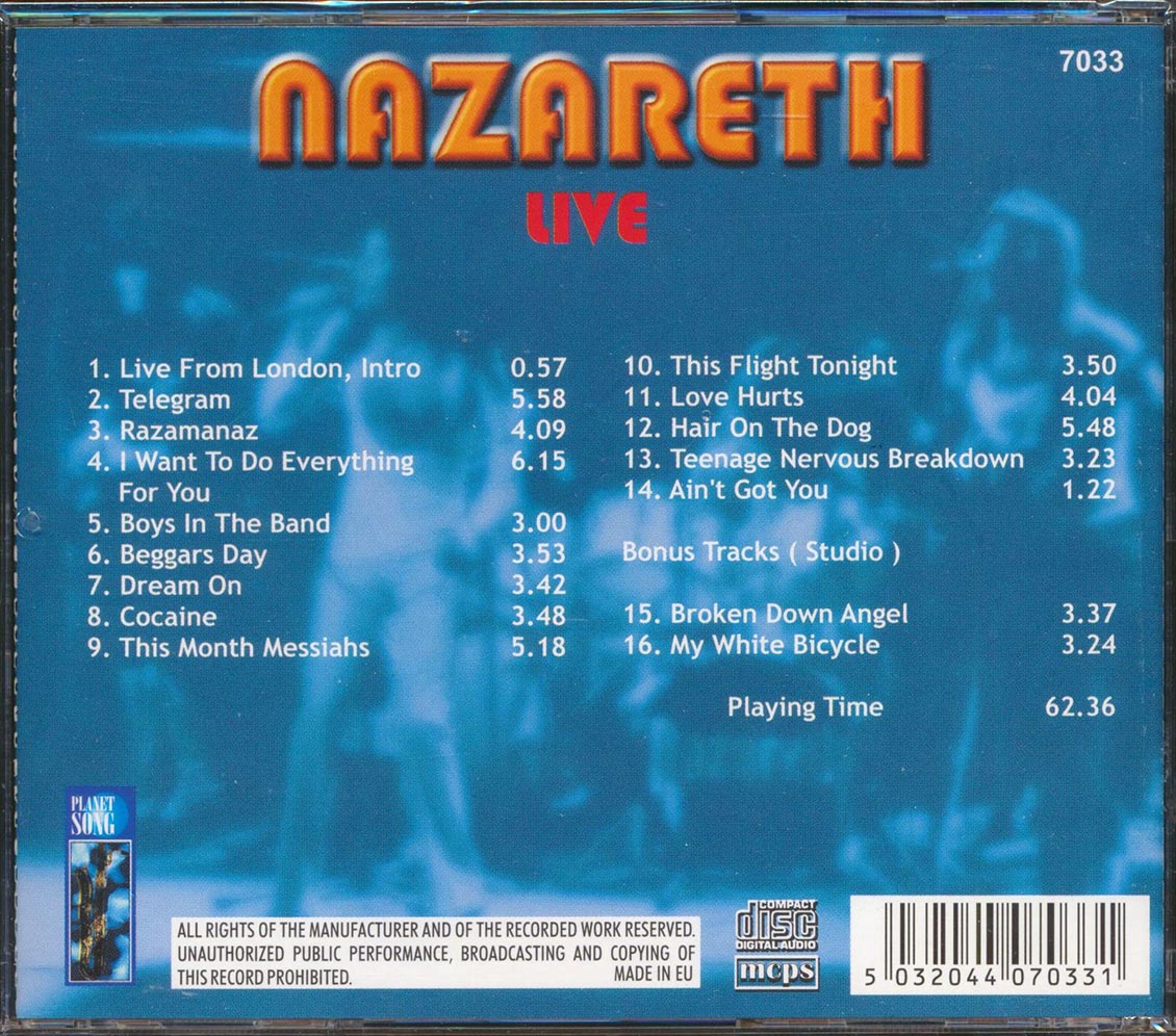 Nazareth - Live