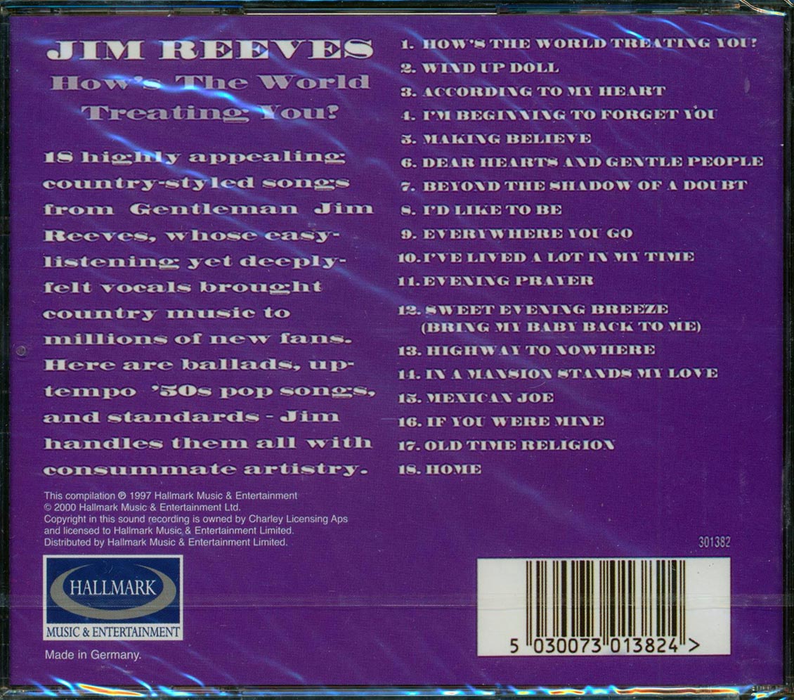 Jim Reeves - How's The World Treating You?