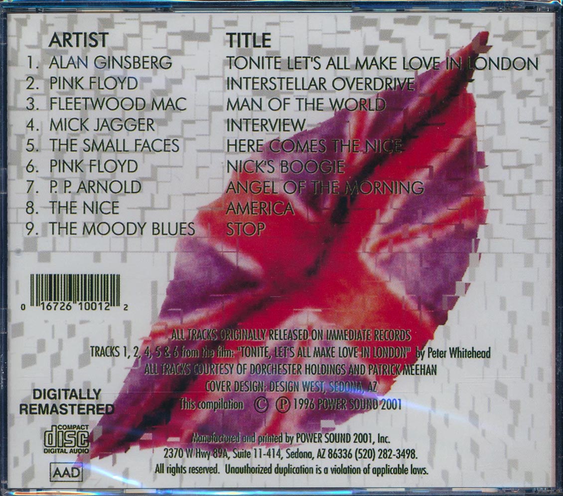 Pink Floyd, Mick Jagger, Fleetwood Mac - Pink Floyd & Friends: Interstellar Overdrive (remastered)