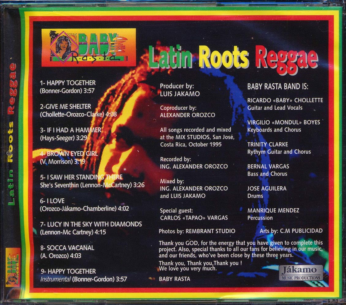 Baby Rasta Band - Latin Roots Reggae
