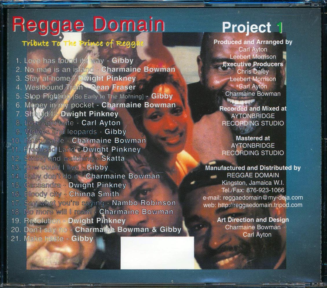 Dwight Pinkney, Gibby, Dean Fraser, Chinna Smith, etc. - Reggae Domain Project 1