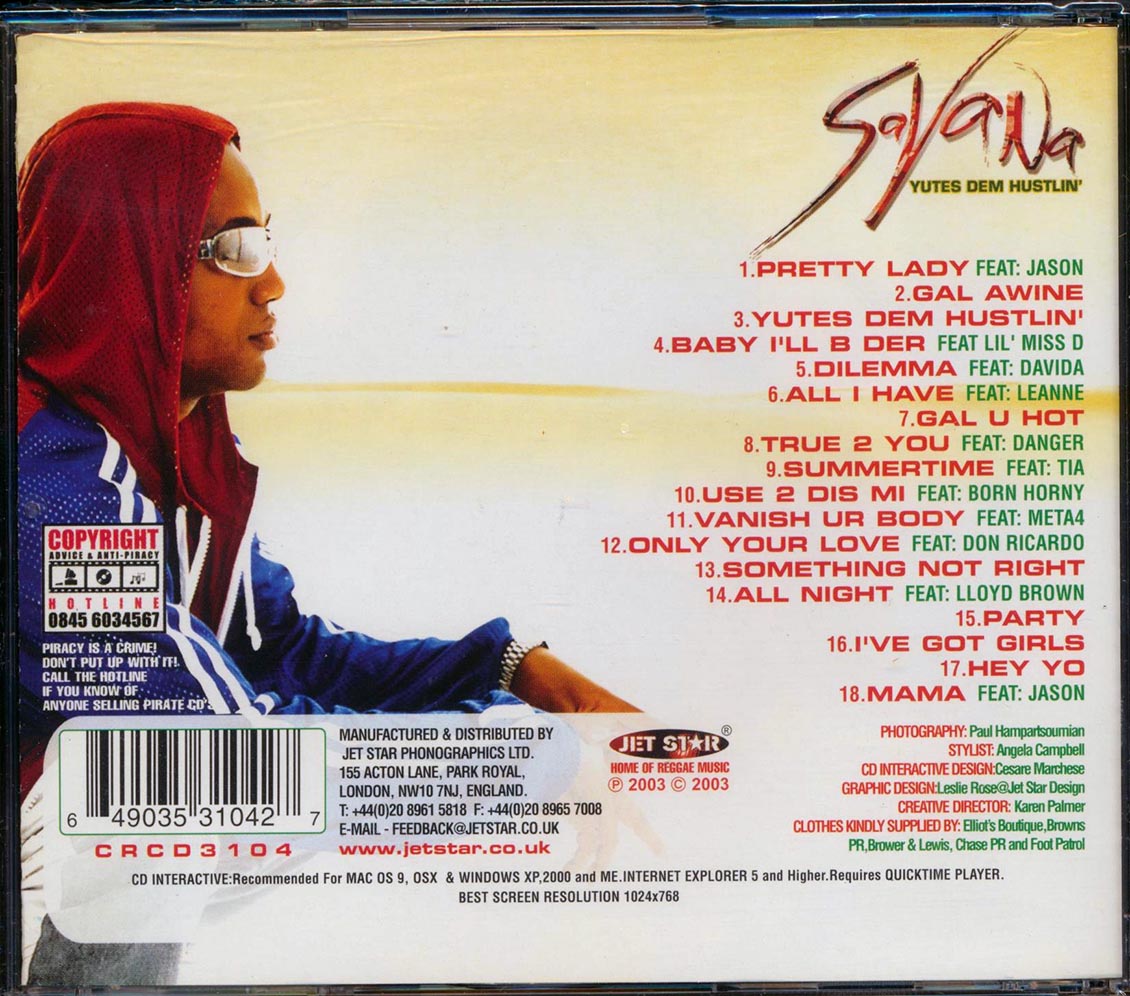 Savana - Yutes Dem Hustlin'
