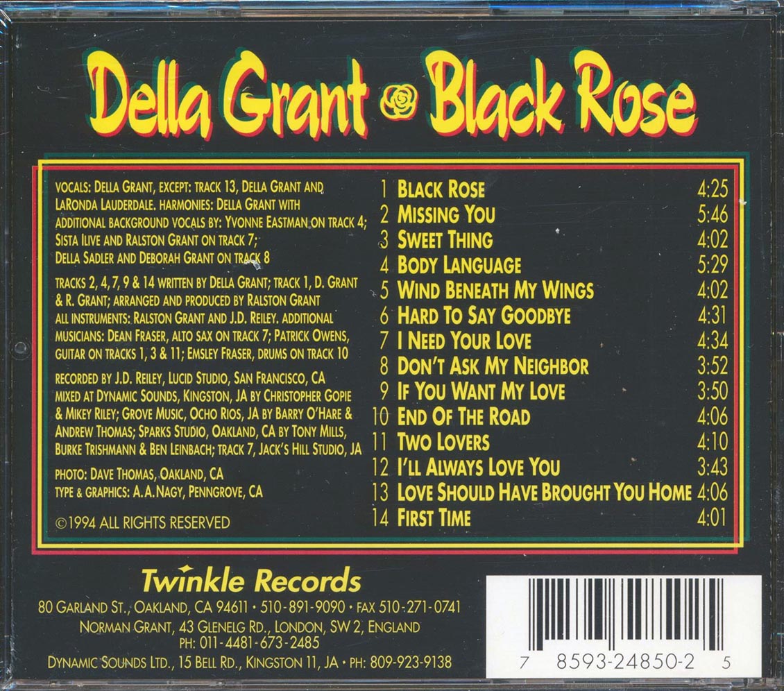 Della Grant - Black Rose