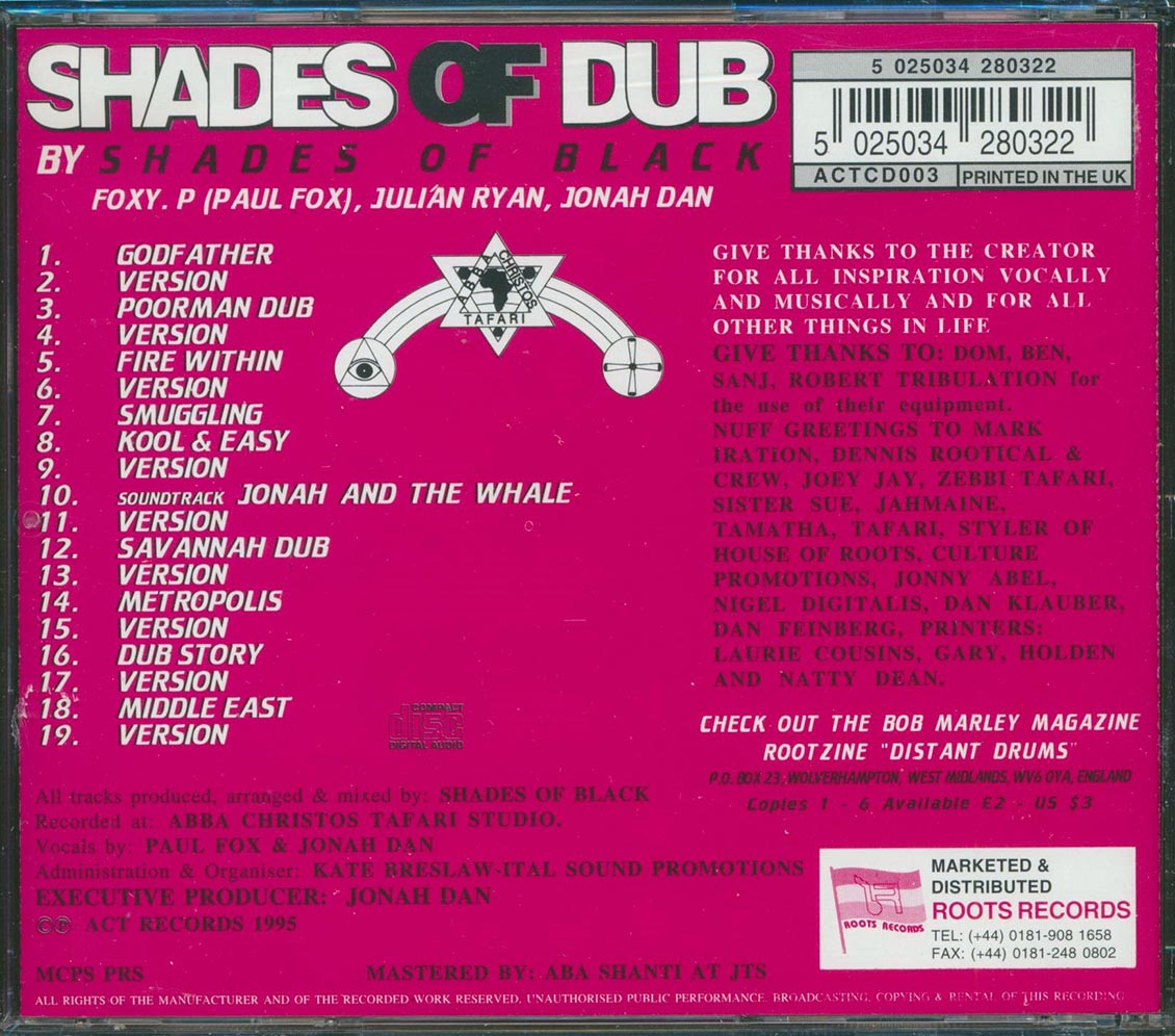 Shades Of Black - Shades Of Dub