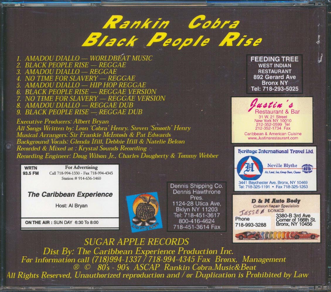 Ranking Cobra - Black People Rise
