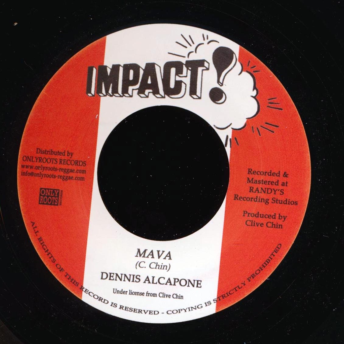 Dennis Alcapone - Mava  /  Impact All Stars - Mava Passion