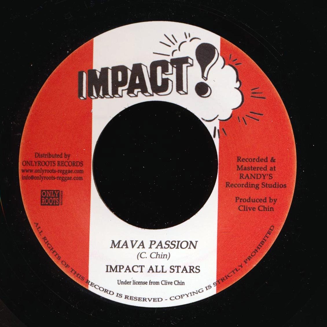 Dennis Alcapone - Mava  /  Impact All Stars - Mava Passion