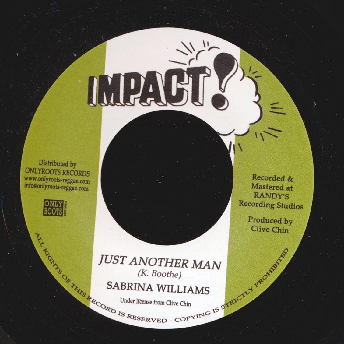 Sabrina Williams - Just Another Man  /  Version