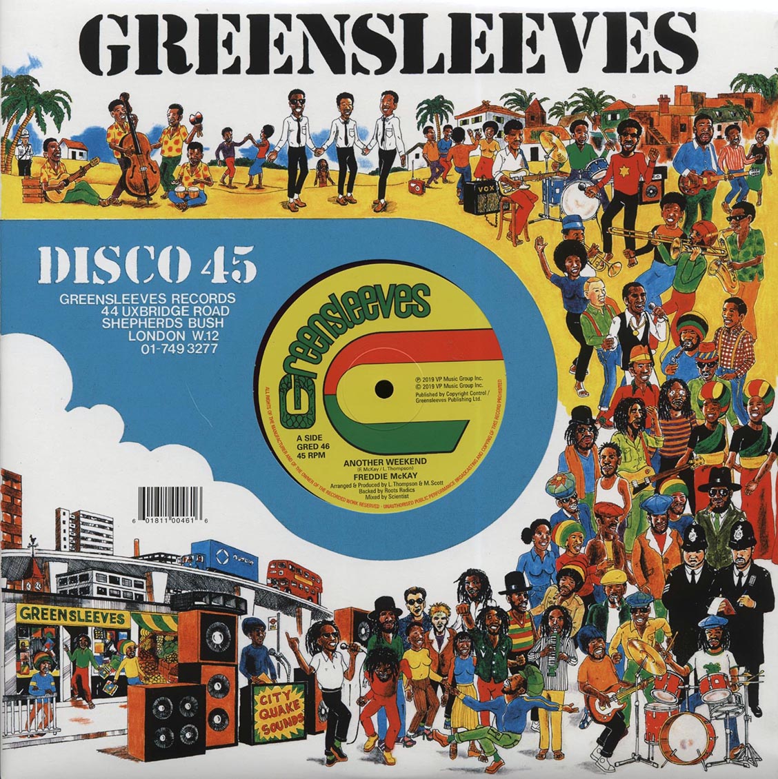 Freddie McKay - Another Weekend (Extended Mix)  /  Earl Sixteen - Live Together (Extended Mix) (RSD 2019) (colored vinyl)