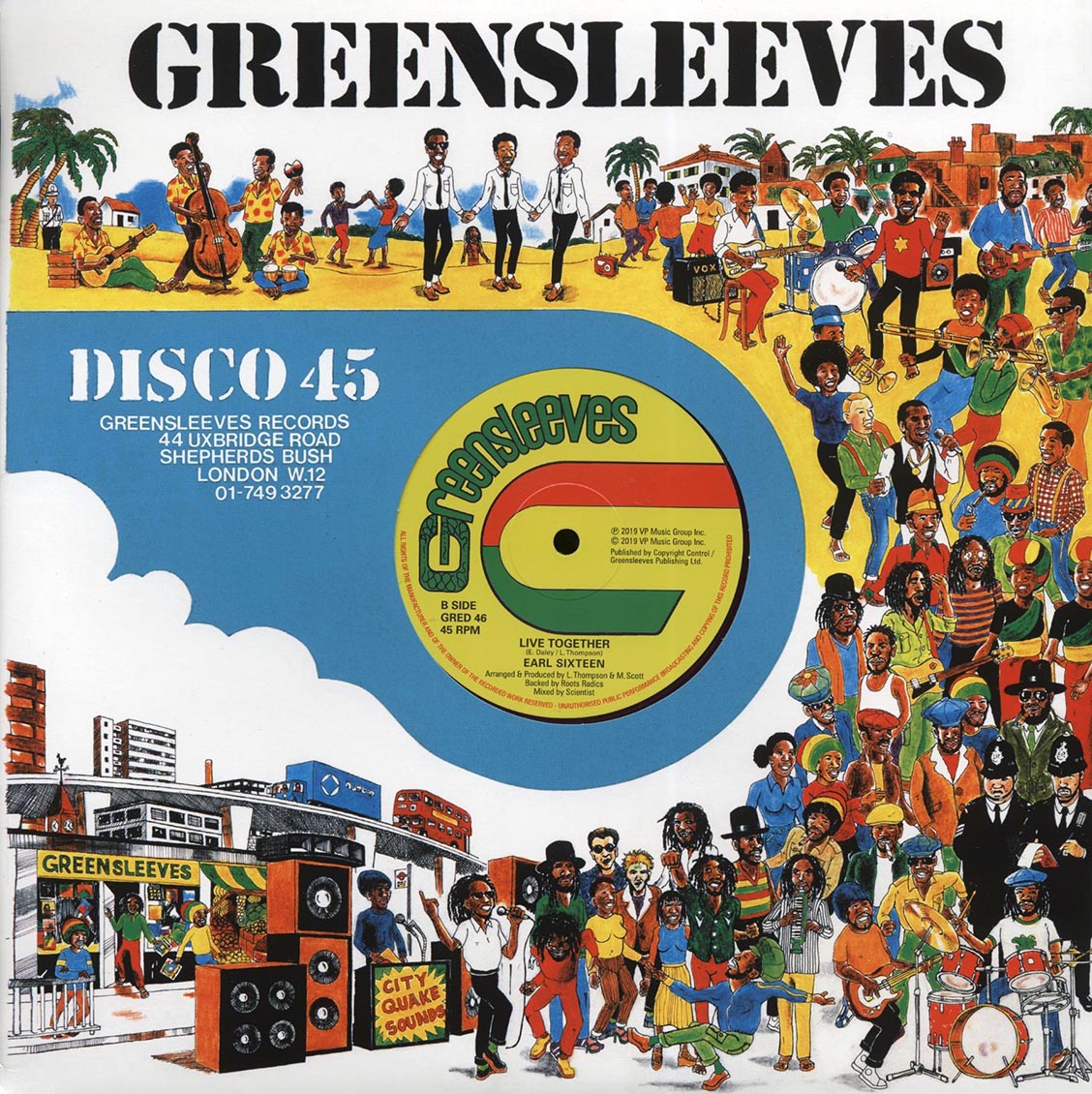 Freddie McKay - Another Weekend (Extended Mix)  /  Earl Sixteen - Live Together (Extended Mix) (RSD 2019) (colored vinyl)