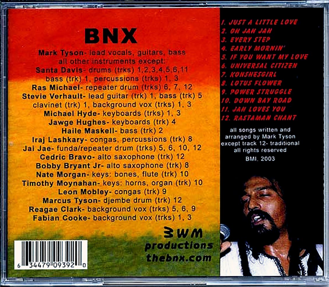 Mark Tyson & The BNX - Universal Citizen