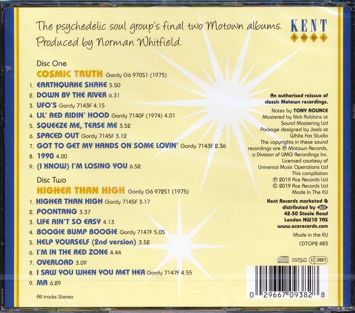 The Undisputed Truth - Cosmic Truth + Higher Than High (2xCD)