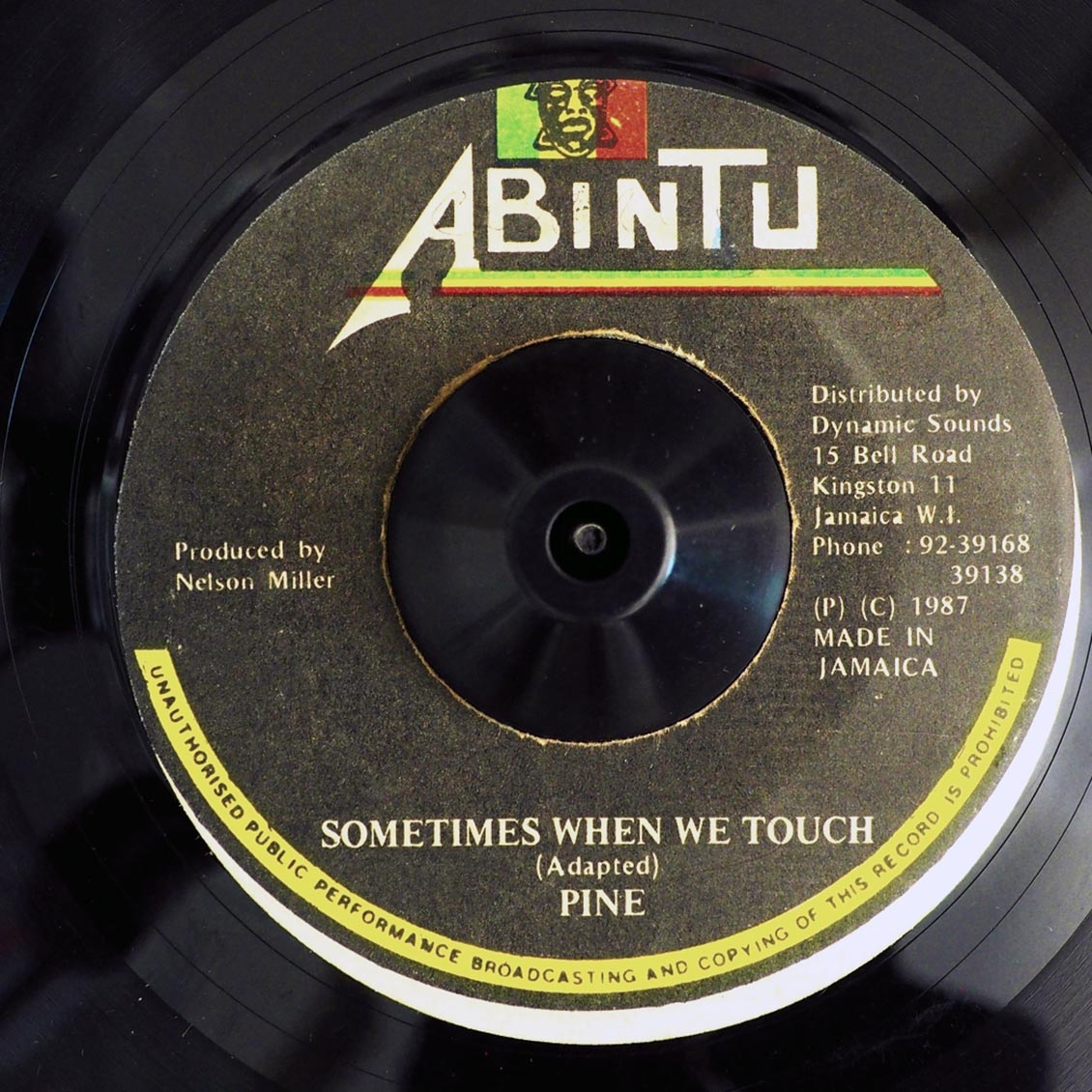 Pine - Sometimes When We Touch  /  Burnng Band - Version (orig. press)