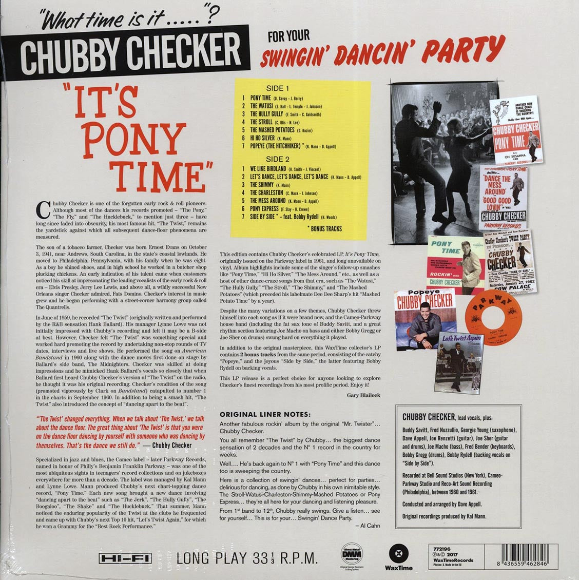 Chubby Checker - It's Pony Time (ltd. ed.) (180g) (High-Def VV)