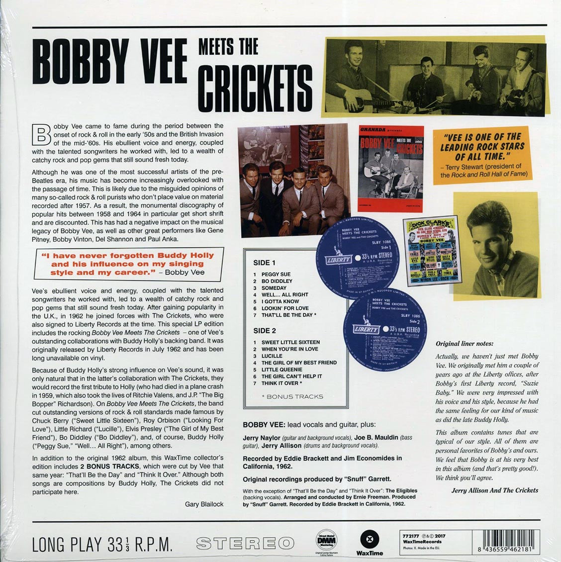 Bobby Vee, The Crickets - Bobby Vee Meets The Crickets (ltd. ed.) (180g) (High-Def VV)